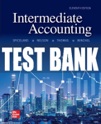 Test Bank For Intermediate Accounting, 11th Edition All Chapters
