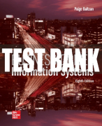 Test Bank For Business Driven Information Systems, 8th Edition All Chapters