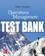 Test Bank For Operations Management, 14th Edition All Chapters