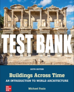 Test Bank For Buildings Across Time: An Introduction to World Architecture, 6th Edition All Chapters