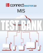 Test Bank For Connect Master Online Access for Management Information Systems, 1st Edition All Chapters