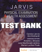 Test Bank For Physical Examination and Health Assessment, 4th - 2024 All Chapters