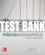 Test Bank For Microeconomics, 3rd Edition All Chapters