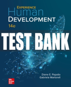 Test Bank For Experience Human Development, 14th Edition All Chapters