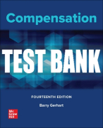Test Bank For Compensation, 14th Edition All Chapters