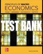 Test Bank For Principles of Macroeconomics, 8th Edition All Chapters