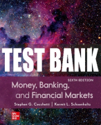 Test Bank For Money, Banking and Financial Markets, 6th Edition All Chapters