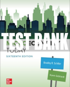 Test Bank For The Microeconomy Today, 16th Edition All Chapters