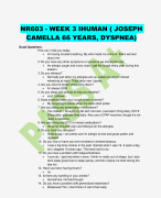 NR603 - WEEK 3 IHUMAN ( JOSEPH CAMELLA 66 YEARS, DYSPNEA)