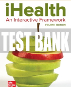Test Bank For iHealth, 4th Edition All Chapters