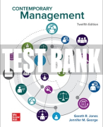Test Bank For Contemporary Management, 12th Edition All Chapters