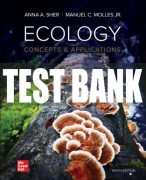 Test Bank For Ecology: Concepts and Applications, 9th Edition All Chapters