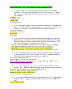 NURSING 3514- MENTAL HEALTH EXAM LATEST 2023 