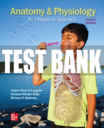 Test Bank For Anatomy & Physiology: An Integrative Approach, 4th Edition All Chapters