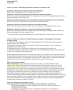 Psychology of Economics: Samenvatting artikelen (zie beschrijving) (Eng)