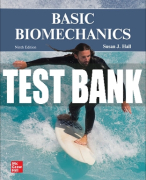 Test Bank For Basic Biomechanics, 9th Edition All Chapters