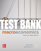 Test Bank For Macroeconomics, 3rd Edition All Chapters