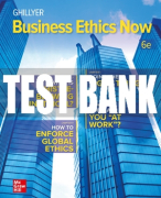 Test Bank For Business Ethics Now, 6th Edition All Chapters