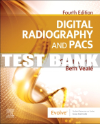 Test Bank For Digital Radiography and PACS, 4th - 2023 All Chapters