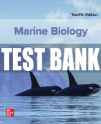 Test Bank For Marine Biology, 12th Edition All Chapters