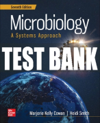 Test Bank For Microbiology: A Systems Approach, 7th Edition All Chapters