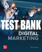 Test Bank For Digital Marketing, 1st Edition All Chapters
