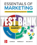 Test Bank For Essentials of Marketing, 18th Edition All Chapters