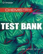 Test Bank For Chemistry - 10th - 2018 All Chapters