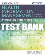 Test Bank For Essentials of Health Information Management: Principles and Practices - 4th - 2019 All Chapters
