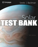 Test Bank For The Solar System - 10th - 2019 All Chapters