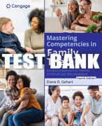 Test Bank For Mastering Competencies in Family Therapy: A Practical Approach to Theories and Clinical Case Documentation - 4th - 2024 All Chapters