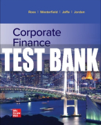 Test Bank For Corporate Finance, 13th Edition All Chapters