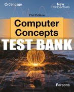 Test Bank For New Perspectives Concepts Introductory - 21st - 2023 All Chapters