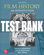 Test Bank For Film History: An Introduction, 5th Edition All Chapters
