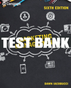 Test Bank For Marketing Management - 6th - 2022 All Chapters