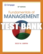 Test Bank For Fundamentals of Management - 10th - 2022 All Chapters