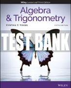 Test Bank For Algebra and Trigonometry, 5th Edition All Chapters