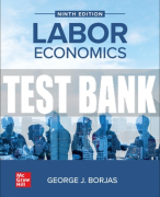 Test Bank For Labor Economics, 9th Edition All Chapters