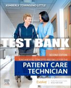 Test Bank For Fundamental Concepts and Skills for the Patient Care Technician, 2nd - 2023 All Chapters