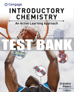 Test Bank For Introductory Chemistry: An Active Learning Approach - 7th - 2021 All Chapters