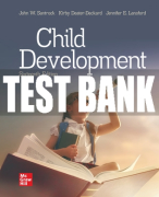 Test Bank For Child Development: An Introduction, 16th Edition All Chapters
