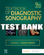 Test Bank For Textbook of Diagnostic Sonography, 9th - 2023 All Chapters