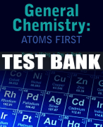 Test Bank For Chemistry Atoms First - 1st - 2018 All Chapters