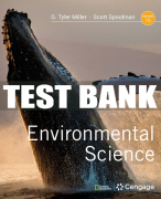 Test Bank For Environmental Science - 16th - 2019 All Chapters