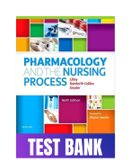 Pharmacology and the Nursing Process 9th Edition TEST BANK