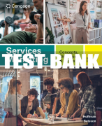 Test Bank For Services Marketing: Concepts, Strategies, & Cases - 6th - 2024 All Chapters