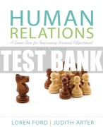 Test Bank For Human Relations: A Game Plan for Improving Personal Adjustment 5th Edition All Chapters