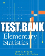 Test Bank For Modern Elementary Statistics 12th Edition All Chapters