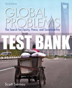 Test Bank For Global Problems: The Search for Equity, Peace, and Sustainability 3rd Edition All Chapters
