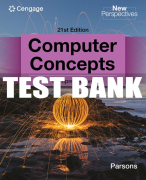 Test Bank For New Perspectives Computer Concepts Comprehensive - 21st - 2023 All Chapters